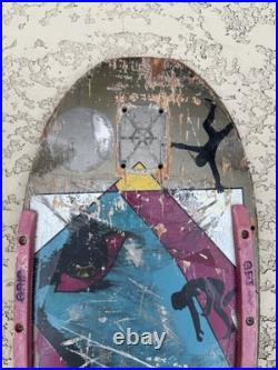 G&S Chris Miller Face Skateboard OG Gold 1985