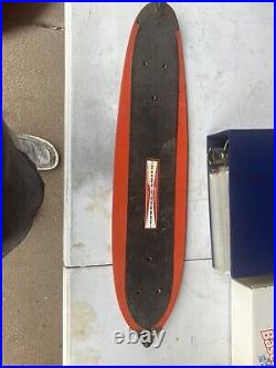 G &S Fibreflex Skateboard With Brass Nose And Tail Guards