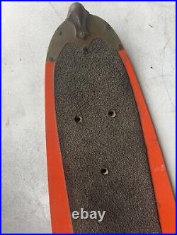 G &S Fibreflex Skateboard With Brass Nose And Tail Guards