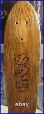 G&S Gordon And Smith Vintage Skateboard Deck 28.5X 6.75