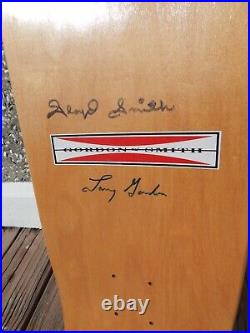 G&S Gordon and Smith Anniversary deck Signed Both Larry and Floyd 35.75 x 8 in