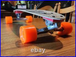 G&S High Camber Swiss Made Fibreflex Slalom Skateboard 2003 NOS Deck withNew Build