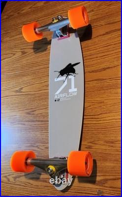 G&S High Camber Swiss Made Fibreflex Slalom Skateboard 2003 NOS Deck withNew Build