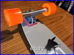 G&S High Camber Swiss Made Fibreflex Slalom Skateboard 2003 NOS Deck withNew Build