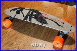 G&S High Camber Swiss Made Fibreflex Slalom Skateboard 2003 NOS Deck withNew Build