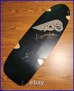 G&S Rare #6 of 10 Gold EditionFlying Aces Skateboard Signed By Dennis Martinez