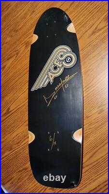 G&S Rare #6 of 10 Gold EditionFlying Aces Skateboard Signed By Dennis Martinez