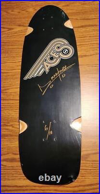 G&S Rare #6 of 10 Gold EditionFlying Aces Skateboard Signed By Dennis Martinez