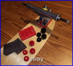 G&S Swiss Made High Camber Fibreflex Slalom Skateboard Vintage NOS Airflow-Swiss