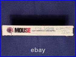 Girl Skateboards Mouse VHS Tape Signed