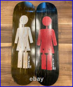 Girl Skateboards Rick McCrank x Mikey Leblanc Decks Set of 2 Limited Run of 50