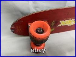 Gordon & Smith 1970's Red Vintage Fibreflex Kicktail Model Skateboard