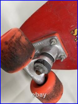 Gordon & Smith 1970's Red Vintage Fibreflex Kicktail Model Skateboard