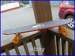 Gordon and smith wooden sidewalk surfboard skateboard skater warp tail new nice