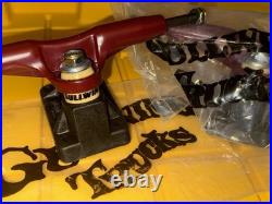 Gullwing Vintage NOS Sidewinder Skateboard Trucks Rare Mint In Bag 9 Burgundy