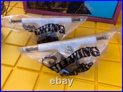 Gullwing Vintage NOS WHITE Street Shadow Skateboard Trucks Rare Mint In Bag 9