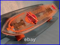HUFFY 23 Clear Translucent THUNDER BOARD 24 Ultra Flex Skateboard VINTAGE