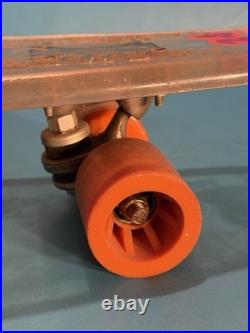 HUFFY 23 Clear Translucent THUNDER BOARD 24 Ultra Flex Skateboard VINTAGE