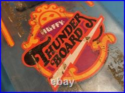 HUFFY 23 Clear Translucent THUNDER BOARD 24 Ultra Flex Skateboard VINTAGE