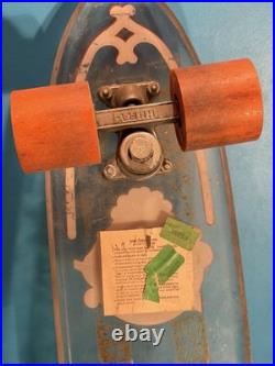 HUFFY 23 Clear Translucent THUNDER BOARD 24 Ultra Flex Skateboard VINTAGE