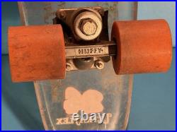 HUFFY 23 Clear Translucent THUNDER BOARD 24 Ultra Flex Skateboard VINTAGE