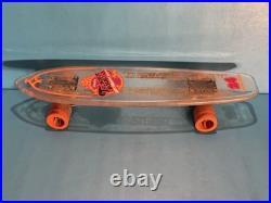 HUFFY 23 Clear Translucent THUNDER BOARD 24 Ultra Flex Skateboard VINTAGE