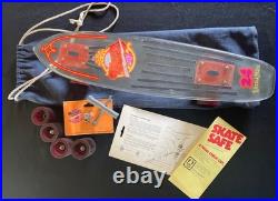HUFFY Clear Translucent THUNDER BOARD 24 Ultra Flex Skateboard Holland Tunnel