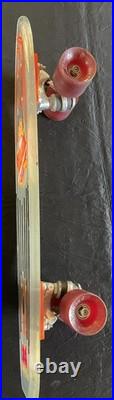 HUFFY Clear Translucent THUNDER BOARD 24 Ultra Flex Skateboard Holland Tunnel