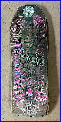 Jeff Phillips Sims Tie Dye Skate Board 1980s