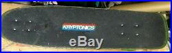 KRYPTONICS VINTAGE 30 X 8 DECK With 70mm WHEELS & GULL WING TRUCKS