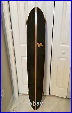 Kelly Slater K FlexDex Skateboard 5 FT long Longboard Signed By Numerous Surfers