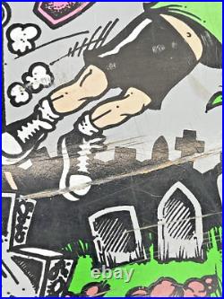 Kryptonics Dan Booger Brown Model Skateboard Graveyard Art Work RARE Vintage Kryptonics Dan Booger Brown Model Skateboard Graveyard Art Work RARE Vintage