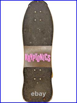 Kryptonics Dan Booger Brown Model Skateboard Graveyard Art Work RARE Vintage Kryptonics Dan Booger Brown Model Skateboard Graveyard Art Work RARE Vintage
