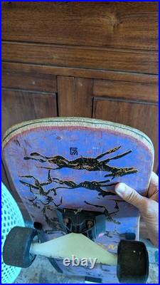 Lance mountain Powell Peralta 1985 Original Vintage Skateboard with Tracker Trucks