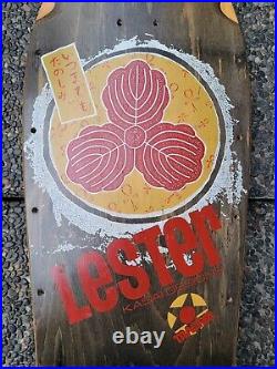 Lester Kasai Oak Leaf by Tracker Skateboards Vintage Skateboard OG Original