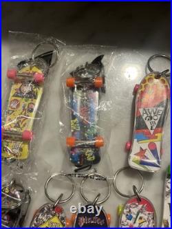 Lot Of 8 Skateboard Fingerboard Keychain Rad Skull Vintage Rare Lot Of 8 Skateboard Fingerboard Keychain Rad Skull Vintage Rare