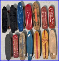 Lot of 14 Vintage Skateboards Lot of 14 Vintage Skateboards