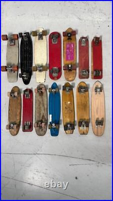 Lot of 14 Vintage Skateboards Lot of 14 Vintage Skateboards