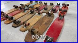 Lot of 14 Vintage Skateboards
