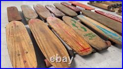 Lot of 14 Vintage Skateboards