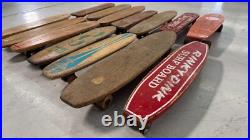 Lot of 14 Vintage Skateboards