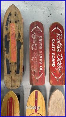 Lot of 14 Vintage Skateboards Lot of 14 Vintage Skateboards