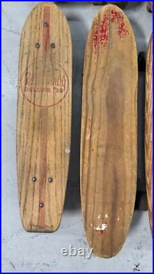 Lot of 14 Vintage Skateboards