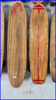 Lot of 14 Vintage Skateboards