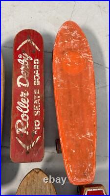 Lot of 14 Vintage Skateboards