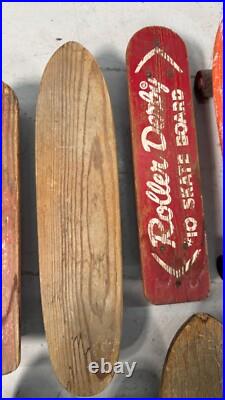 Lot of 14 Vintage Skateboards