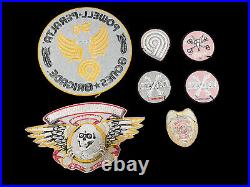 Lot of 7 OG vintage 1980s powell Peralta Bones Brigade patches Cross Bones XT