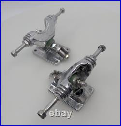 MINT NOS Vintage 1970s Gullwing HPG IV Split-Axle Trucks Silver OG Green Cushion MINT NOS Vintage 1970s Gullwing HPG IV Split-Axle Trucks Silver OG Green Cushion