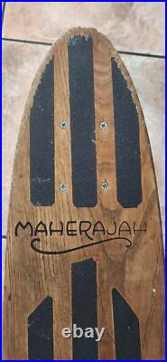 Maherajah Maja Skateboard 28 x 6 Complete Vintage 70s Bennetts Tiger Trak IIIs Maherajah Maja Skateboard 28 x 6 Complete Vintage 70s Bennetts Tiger Trak IIIs