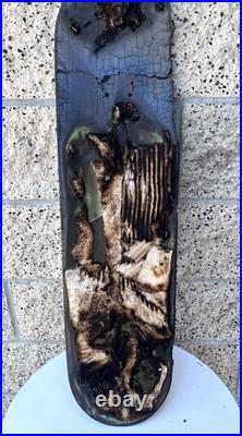Marc Johnson Original Business & Company Black Church 2 Skateboard Deck Art